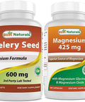 Best Naturals Celery Seed 600 Mg & Magnesium Glycinate 425 Mg