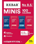 RXBAR Minis Protein Bars, Protein Snack Bars, Variety Pack, 7.3oz Box (8 Bars)