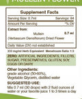 Secrets of the Tribe Mullein Flower Tincture Alcohol Extract, High-Potency Herbal Drops, Tincture Made from Mullein (Verbascum Densiflorum) Dried Flower 2 oz