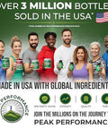 Peak Performance Synbiotic = Prebiotic + Probiotic + Postbiotic 3 In 1 Supplement With