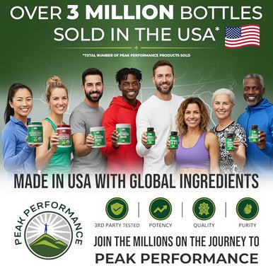 Peak Performance Synbiotic = Prebiotic + Probiotic + Postbiotic 3 In 1 Supplement With