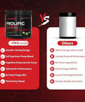 Pescience Prolific Pre Workout Powder For Men & Women With L-Citrulline Nitric Oxide Booster Energy Powder & Nootropic For Focus â€“ Preworkout Without Beta Alanine â€“ 40 Scoops Sour Green Apple
