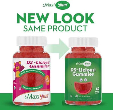 Maxi Health Kosher Vitamin D Gummies 1000 Iu (25 Mcg) Vegan Gluten Supports Bone Teeth Immune Health For Adults & Kids Promotes Calcium Absorption Kosher Gummies For Women & Men