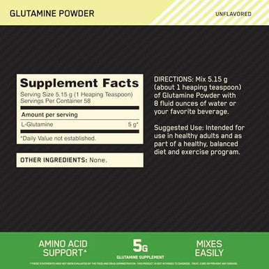Optimum Nutrition L-Glutamine Muscle Recovery Capsules, 1000Mg, 240 Count (Package May Vary)