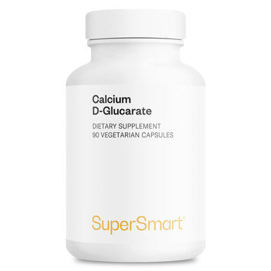 Supersmart Calcium DGlucarate 1500 mg Per Day Antioxidant Detox Supplement NonGMO Gluten Free 90 Vegetarian Capsules