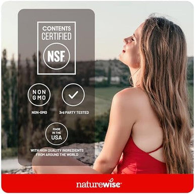 Naturewise Vitamin B Complex For Women And Men - With Folic Acid Biotin B1 B2 B3 B6 B12 - Support Cellular Energy & Mental Clarity - Gluten & Dairy Free, Non-Gmo - 150 Softgels[5-Month Supply]