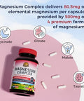 Vitalitown Magnesium Complex Supplement 500mg and Vitamin C Complex 1000mg