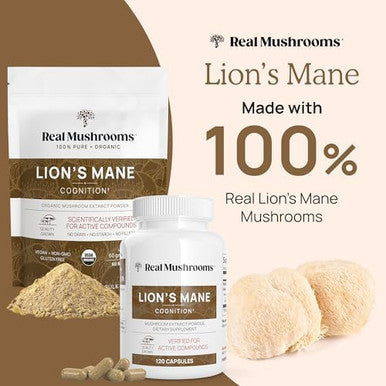 Ergothioneine (60Ct) And Lions Mane (120Ct) Bundle With Shiitake And Oyster Mushroom Extracts - Longevity And Cognition - Vegan, Gluten , Non-Gmo
