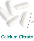 NutriCology Calcium Citrate Bone Teeth Muscle Nerve Support 180 Vegetarian Capsules