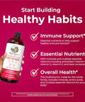 Maryruth'S Liquid Morning Multivitamin Raspberry (32Oz) & Iron Liquid Supplement (Berry) Clean Label Project Verified Vegan Non-Gmo Sugar-Free Energy Beauty & Overall Health