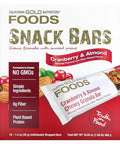 California Gold Nutrition Foods Cranberry & Almond Chewy Granola Bars 12 Bars 1.4 Oz (40 G) Each