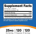 Nutricost Iron Bisglycinate Supplement (25Mg) 240 Capsules From Ferrous Bisglycinate Chelate Nongmo & Gluten