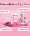O Positiv Flo Pms Gummies For Women 30 Servings (Pack Of 3) - Proactive Pms Relief - Targets Hormonal Breakouts Bloating Cramps & Mood Swings With Chasteberry Vitamin B6 & Lemon Balm