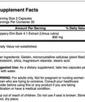 Swanson Slippery Elm Bark 400 mg 60 Caps (2 Pack)