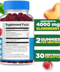 Lifeable Sugar Elderberry Gummies With Vitamin C And Zinc Great Tasting Sambucus Elderberry Immune Support Supplement Kosher Vegan Non Gmo Black Elderberry For Adults 60 Gummies