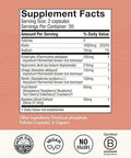 Host Defense Mycobenefits Beauty Capsules Supplement Health Aid Mushroom Supplement With Biotin & Hyaluronic Acid 60 Capsules (30 Servings)