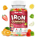 Sept Yan Iron Supplement Gummies For Kids Kids Multivitamin With Iron - Vitamin B Complex C D3 Calcium Folate Zinc Fos For Blood Builder & Energy Support Iron Deficiency VeganMixed Fruit Flavor60 Ct