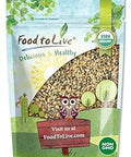 Food to Live Organic Chia, Flax, and Hemp Seeds Mix, 12 Ounces Ã¢â‚¬â€œ A Non-GMO Blend of Hemp Hearts, Whole Black Chia and Golden Flax Seeds, Vegan, Kosher, Bulk. Great for Smoothies, Shakes and Salads