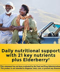 Nature Made Multi + Elderberry Capsules, Multivitamin For Daily Immune Support, One Per Day Multivitamin, 60 Count