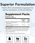 Theralogix Remplir Nutritional Supplement 90Day Supply B12 Vitamin & Chelated Magnesium Supplement Supports Heart Health Bone Health & More Nsf 90 Tablets