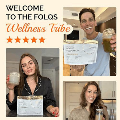 Folqs Bovine Colostrum Powder 60 Servings
