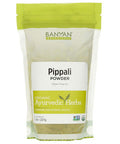 Banyan Botanicals Organic Pippali Powder - Certified Usda Organic, 1/2 Lb - Piper Longum - Long Pepper - Ayurvedic Cooking Spice With Digestive And Respiratory Benefits*