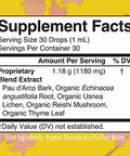 Maryruth's Organics Pau D'arco Herbal Blend 30 Servings 1 Fl Oz