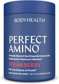 BodyHealth PerfectAmino Powder - BCAA and EAA Powder for Pre and Post Workout - Amino Acid Energy Drink for Men and Women to Support Lean Muscle and Recovery