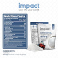 Impact - Erythritol Granular Sweetener - Zero Calorie, Low Carb & Plant-Based, Label-Friendly, Looks & Tastes Like Sugar - 1lb Pouch