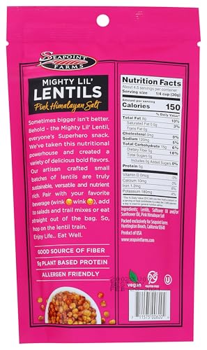 Seapoint Farms Lentil Himlyn Pink Salt 5 oz