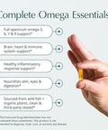 Natura Health Products Complete Omega Essentials Supplement - Balanced Blend Of Omega 3 6 7 & 9 Fatty Acids - Featuring Fish Oil Concentrate Borage Seed Oil Sea Buckthorn Berry ( ) 120 Softgels