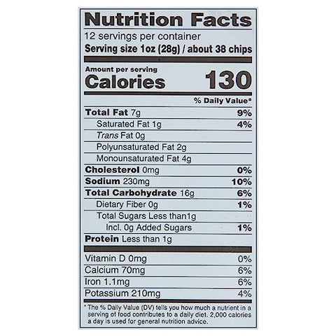 Sensible Portions Garden Veggie Sea Salt Wavy Chips 12 oz (Pack of 8)