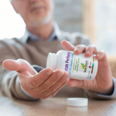 Roots Prostate Supplement + Super Blend 16 Powerful Herbals: Saw Palmetto, Plant Sterols, Rye Flower, Borage Oil, Cranberry, Olive Oil, Zinc, Selenium (14 Softgels) - Urinary Health Supplement