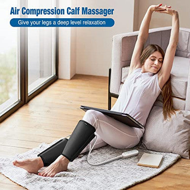 Fit King Air Compression Leg Massager Sequential Compression Device With 2 Modes & 3 Intensities Calf Massager With Adjustable Velcro Design Fsa-Hsa