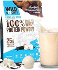 Wild Society - Top Flavor Mulitpack - 100% Grass Fed Whey Protein Powder + Superfood Mushrooms & Adaptogens - 25G Protein Clean Protein Powder 0 Added Sugar Non Gmo Gluten -
