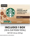 Starbucks Flavored K-Cup Coffee Pods ÃƒÂ¢Ã¢â€šÂ¬Ã¢â‚¬Â Hazelnut for Keurig Brewers ÃƒÂ¢Ã¢â€šÂ¬Ã¢â‚¬Â 1 box (10 pods)