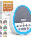 Drowseflow White Noise Sound Machine For Sleep 29 Non-Looping Sleep Sounds 7-Color Nightlight 4 Timers Memory Usb-C Charging Hanging Rope For Crib/Stroller For Baby Kids Adults Travel.