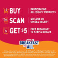 Kellogg's Raisin Bran Crunch Breakfast Cereal, Good Source of Fiber, Family Size, 20.7 oz