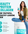 Wellbeing Nutrition Pure Korean Marine Collagen Supplements For Women & Men 200G Hydrolyzed Collagen Powder And Amino Acids Supports Healthy Skin Hair Nails Bone & Joint Unflavored