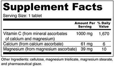 Vitamin C Buffered C Tablets Easy on The Stomach 100 Tablets