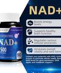 Nad Supplement - Liposomal Nad+ Supplement With Resveratrol 90 Count (1500Mg)