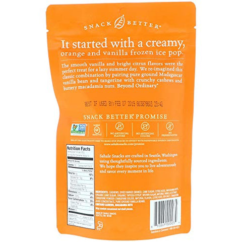 Glazed Mix, ,Tangerine Vanilla Cashew-Macadamia,, 4 oz- pack of 2