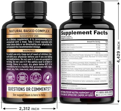 Nutraharmony Vitamin B Complex and Menopause Capsules