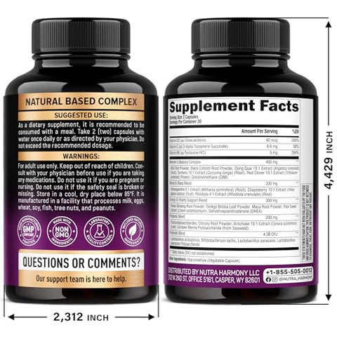 Nutraharmony Lymphatic Drops & Menopause Supplement