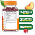 Lifeable Biotin Gummies 10000Mcg Great Tasting Hair Skin And Nails Gummies Gmo Vegan Biotin Supplement Hair Skin And Nails Vitamins For Women 90 Gummies