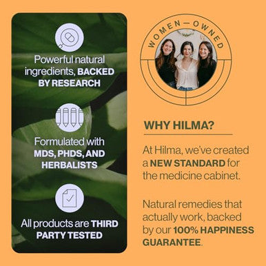 Hilma Stomach Recover And Hydrate Organic Electrolytes Powder For Hydration W/Prebiotics