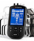 Comfytemp 4 Outputs Tens Unit For Sciatica Cover Multiple Parts Fsa Hsa Eligible Rechargeable Ems&Massage Tens Unit Muscle Stimulator For Pain Relief With 24 Modes And Diy For Back Shoulder Neck