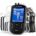 Comfytemp 4 Outputs Tens Unit For Sciatica Cover Multiple Parts Fsa Hsa Eligible Rechargeable Ems&Massage Tens Unit Muscle Stimulator For Pain Relief With 24 Modes And Diy For Back Shoulder Neck