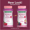Nature'S Bounty Optimal Solutions Women'S Multivitamin Gummies For Immune Support Cellular Energy Support Bone Health Raspberry Flavor 70 Total Servings 140 Count (Pack Of 3)