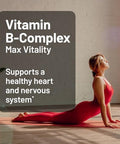 Naturewise Vitamin B Complex For Women And Men - With Folic Acid Biotin B1 B2 B3 B6 B12 - Support Cellular Energy & Mental Clarity - Gluten & Dairy Free, Non-Gmo - 150 Softgels[5-Month Supply]